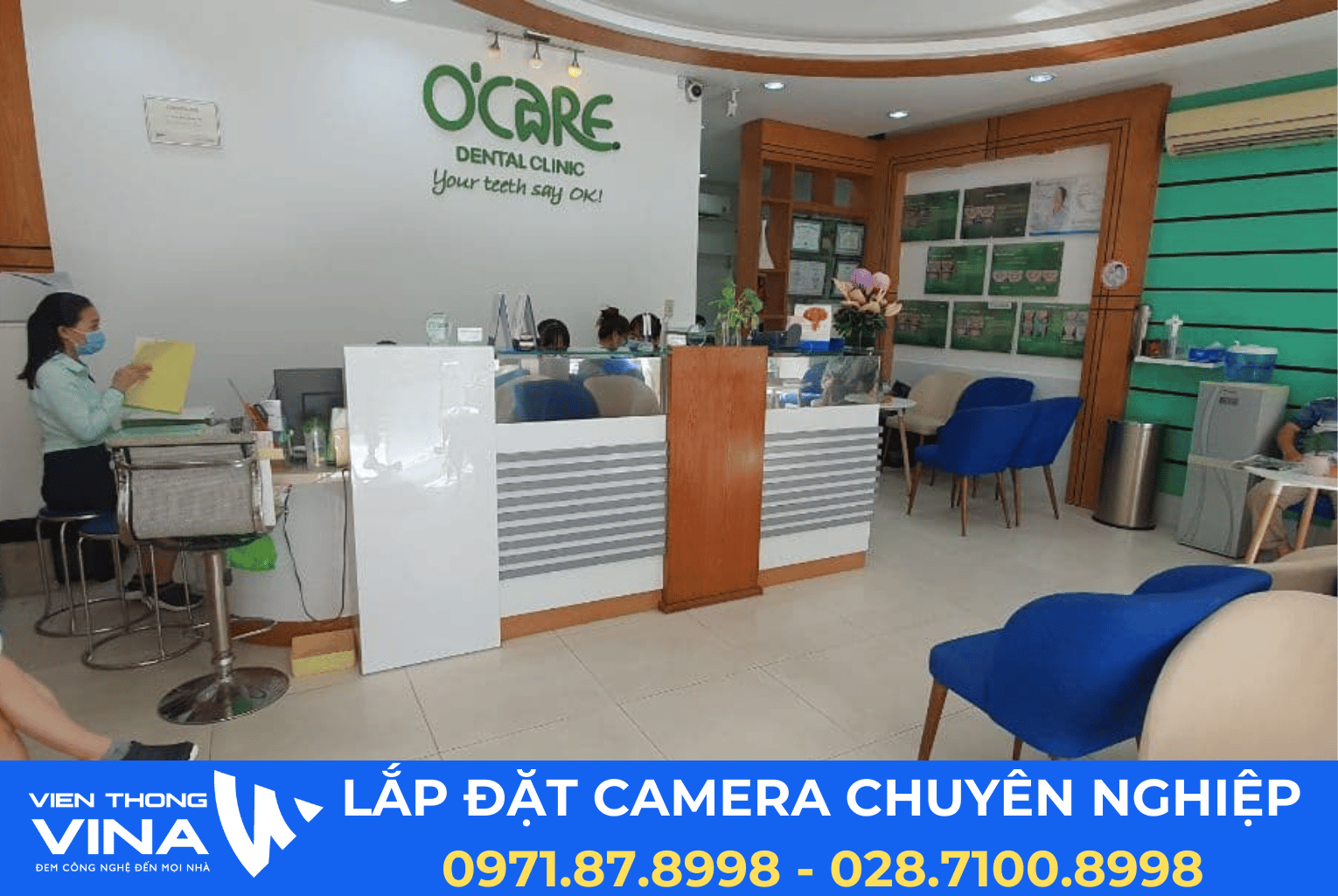 Lắp đặt hệ thống mạng LAN cho Công ty CP Nha Khoa O'CARE Quận 3