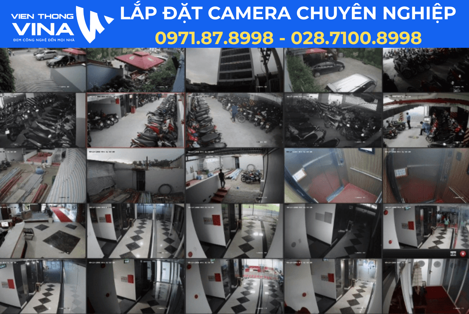 Lắp đặt hệ thống camera quan sát tại tòa nhà B&L