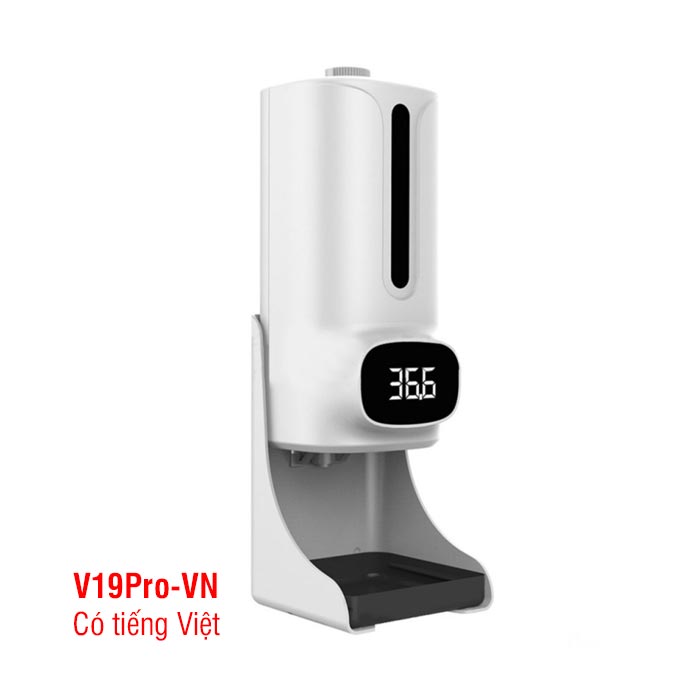 Máy xịt khuẩn đo nhiệt độ V19Pro-VN có tiếng Việt