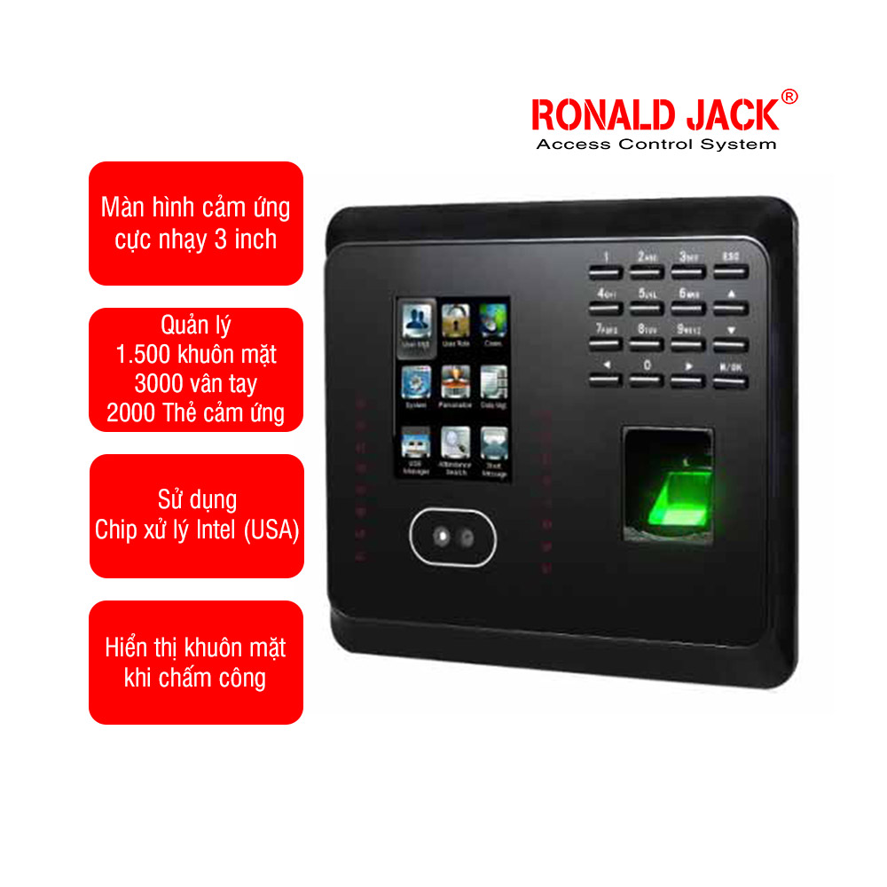 Máy chấm công khuôn mặt RONALD JACK MB300